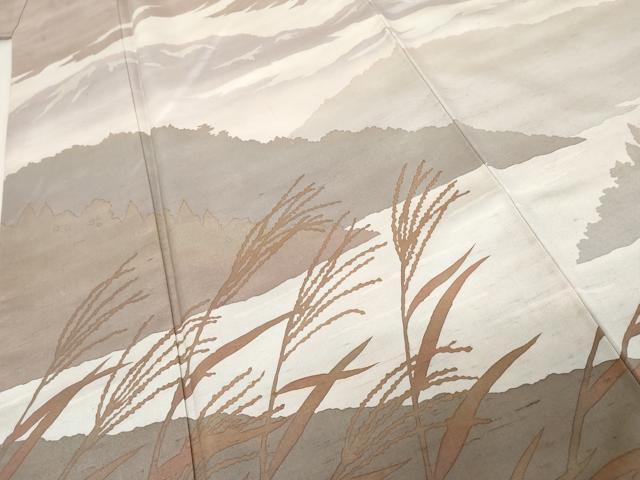 平和屋着物○石川県指定無形文化財 牛首紬 白山工房 手織り 訪問