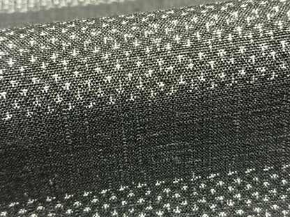 平和屋着物●結城紬 100亀甲 横段文 正絹 逸品 AABE5407fy
