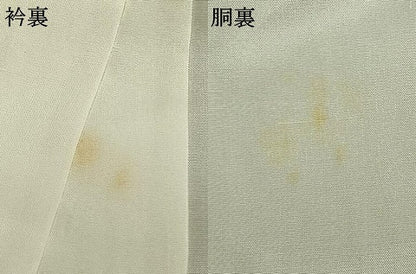 平和屋着物●本場大島紬　カタス9マルキ　草花文　正絹　逸品　AABE5422fy