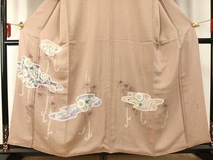 平和屋着物●訪問着　作家物　辻が花　正絹　逸品　AABE5443fy