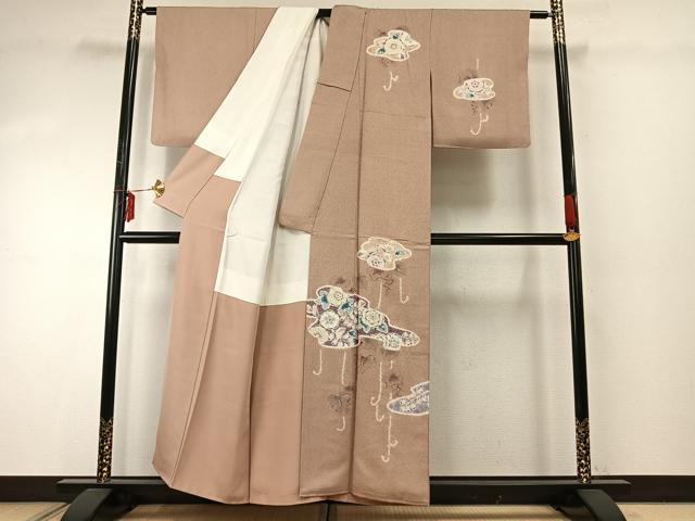 平和屋着物●訪問着　作家物　辻が花　正絹　逸品　AABE5443fy
