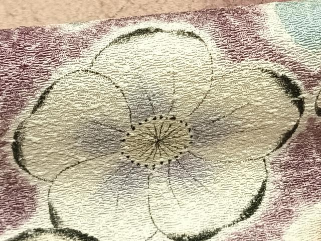 平和屋着物●訪問着　作家物　辻が花　正絹　逸品　AABE5443fy