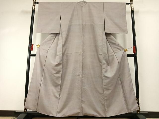 平和屋着物●上質な紬　霞文　ほていや扱い　正絹　逸品　AABE5458fy