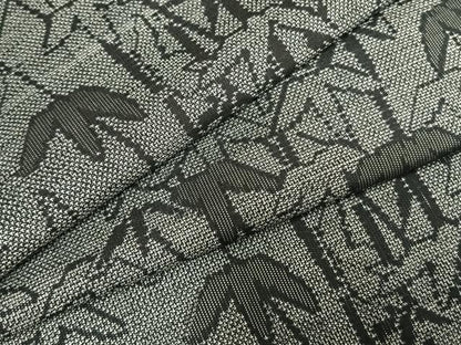 平和屋着物●本場大島紬　カタス9マルキ　笹竹文　正絹　逸品　AABE5507fy
