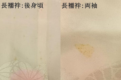 平和屋着物●豪華振袖・長襦袢(無双仕立て)セット　花蝶文　暈し染め　金彩　正絹　逸品　AABE5569fy