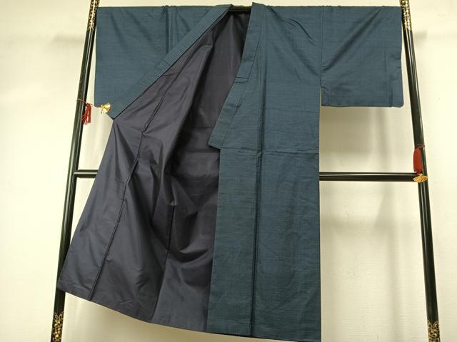 平和屋着物●男性　本場大島紬　100亀甲　総詰め　正絹　逸品　AABE5581fy