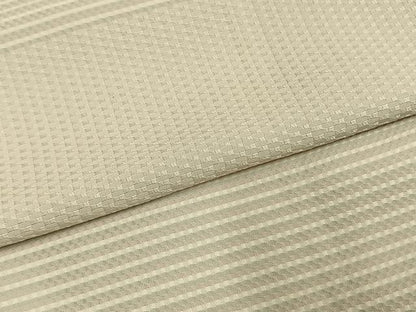 平和屋着物●上質な小紋　網代織　横段文　ますいわ屋扱い　正絹　逸品　AABE5588fy