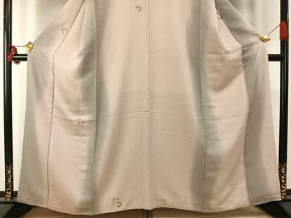 平和屋着物●訪問着　刺繍　雪輪重ね文　暈し染め　金糸　正絹　逸品　AABE5589fy