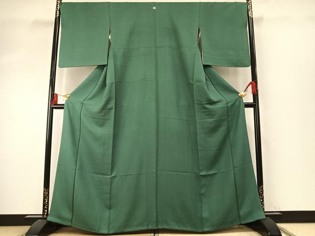 平和屋着物●上質な色無地　若竹色　正絹　逸品　AABE5590fy 平和屋着物○上質な色無地 若竹色 正絹 逸品 AABE5590fy
