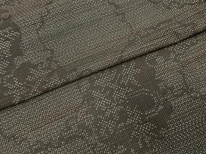 平和屋着物▽結城紬 単衣 100亀甲 雪輪文 正絹 逸品 AABE5620fy