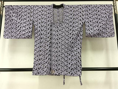 平和屋着物▽道行コート スリーシーズン 春夏秋 塵除け 刺繍 花尽くし 洗える着物 AABE5623fy