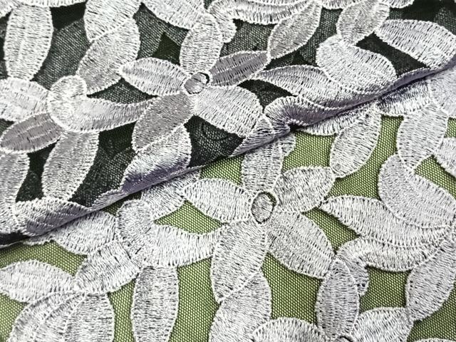 平和屋着物▽道行コート スリーシーズン 春夏秋 塵除け 刺繍 花尽くし 洗える着物 AABE5623fy