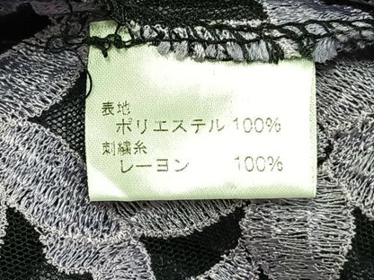 平和屋着物▽道行コート スリーシーズン 春夏秋 塵除け 刺繍 花尽くし 洗える着物 AABE5623fy