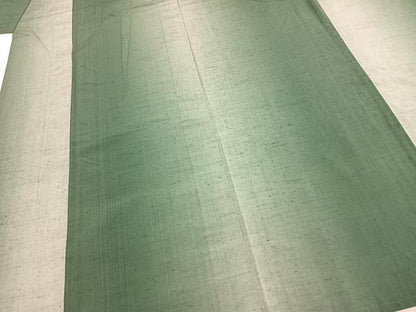 平和屋着物▽上質な紬　単衣　間道　正絹　逸品　AABE5631fy
