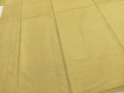 平和屋着物▽上質な紬 単衣 格子 正絹 逸品 AABE5636fy