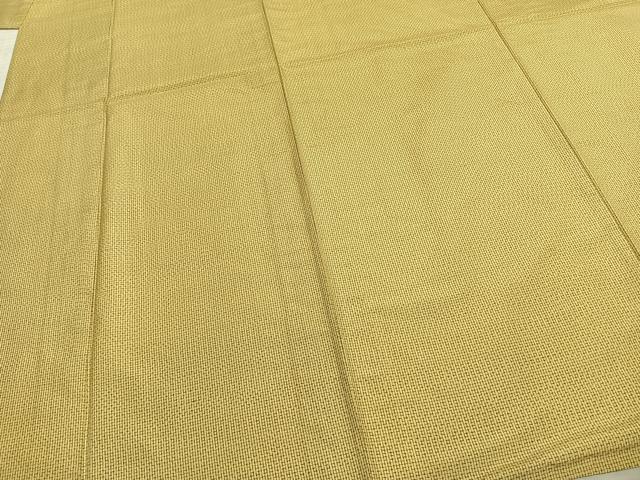 平和屋着物▽上質な紬 単衣 格子 正絹 逸品 AABE5636fy