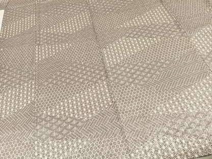 平和屋着物▽上質な小紋 単衣 切嵌文 正絹 逸品 未使用 AABE5651fy