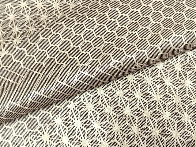 平和屋着物▽上質な小紋 単衣 切嵌文 正絹 逸品 未使用 AABE5651fy