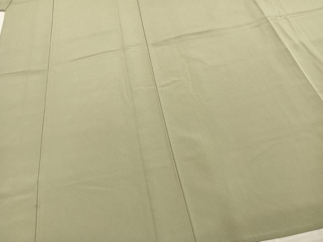 平和屋着物▽洗える最高級着物 ＜英＞はなぶさ謹製 色無地 単衣 柳茶色 洗える着物 AABE5652fy