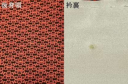 平和屋着物▽上質な小紋 単衣 花尽くし 正絹 逸品 AABE5675fy