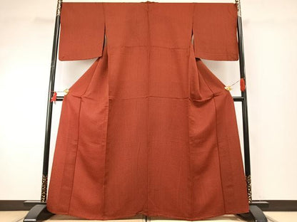 平和屋着物▽上質な小紋 単衣 花尽くし 正絹 逸品 AABE5675fy