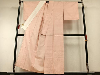 平和屋着物▽染司よしおか 五代目 吉岡幸雄 紬 単衣 色無地 虹色 正絹 逸品 AABE5709fy