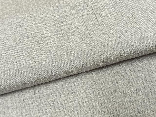 平和屋着物▽本場縞大島紬 単衣 手織 暁鼠色 株式会社つむぎや謹製 証紙付き 正絹 逸品 AABE5717fy