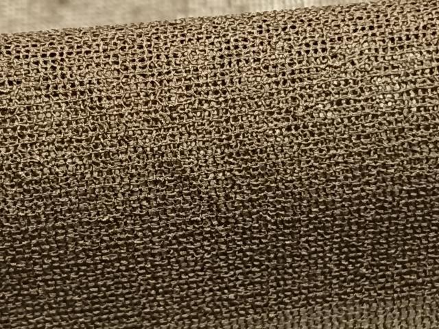 平和屋着物▽男性 長羽織 スリーシーズン 春夏秋 塵除け 栗色 正絹 逸品 AABE5725fy