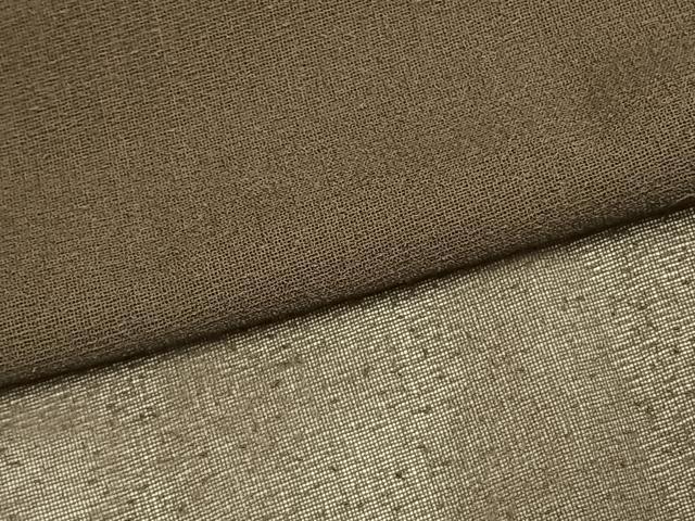 平和屋着物▽男性 長羽織 スリーシーズン 春夏秋 塵除け 栗色 正絹 逸品 AABE5725fy