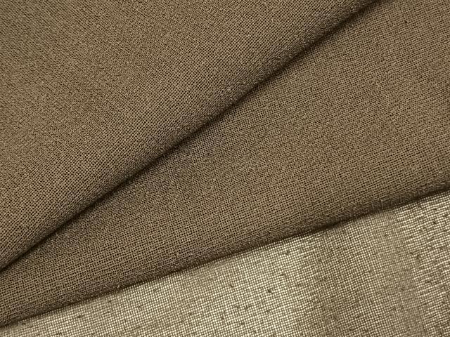 平和屋着物▽男性 長羽織 スリーシーズン 春夏秋 塵除け 栗色 正絹 逸品 AABE5725fy