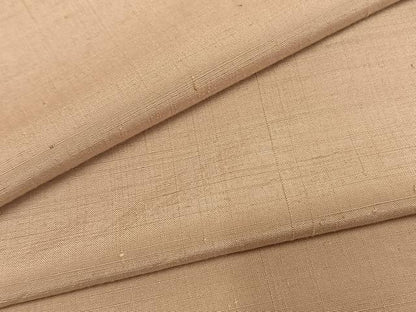 平和屋着物▽上質な紬 単衣 色無地 洗柿色 正絹 逸品 AABE5735fy