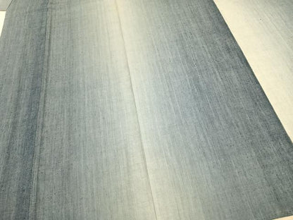 平和屋着物▽上質な紬 単衣 間道 正絹 逸品 AABE5739fy