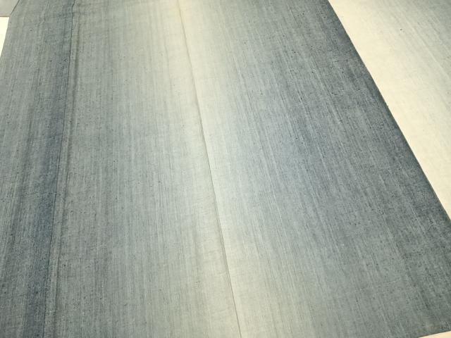 平和屋着物▽上質な紬 単衣 間道 正絹 逸品 AABE5739fy