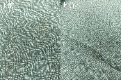 平和屋着物▽江戸小紋 単衣 市松文様 鮫小紋柄 正絹 逸品 AABE5741fy