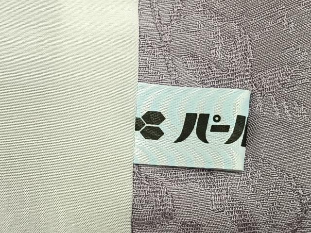 平和屋着物▽無地絵羽訪問着 単衣 草花地紋 白藤色 正絹 逸品 AABE5751fy