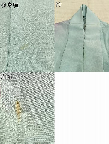 平和屋着物▽訪問着 単衣 燕子花文 暈し染め 洗える着物 AABE5756fy