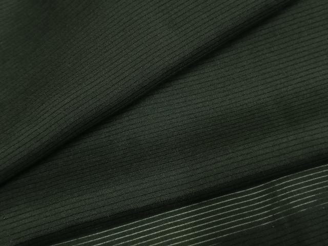 平和屋着物▽男性　長羽織　黒紋付　正絹　逸品　AABE5758fy
