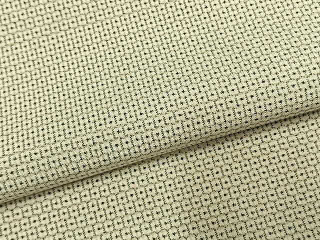 平和屋着物▽本場大島紬 白大島 単衣 100亀甲 総詰め 正絹 逸品 AABE5762fy
