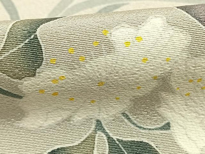 平和屋着物▽訪問着　単衣　友禅　作家物　草花文　暈し染め　正絹　逸品　AABE5765fy