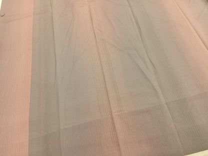平和屋着物▽道行コート スリーシーズン 春夏秋 塵除け 縞 ロング丈 正絹 逸品 AABE5775fy