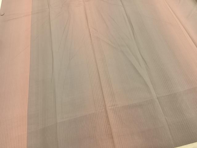 平和屋着物▽道行コート スリーシーズン 春夏秋 塵除け 縞 ロング丈 正絹 逸品 AABE5775fy