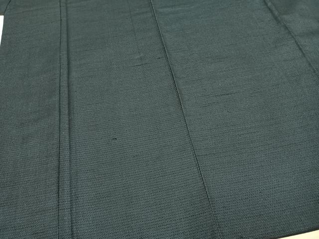 平和屋着物●男性 お召 アンサンブル 亀甲文様 正絹 逸品 AABE5779fy
