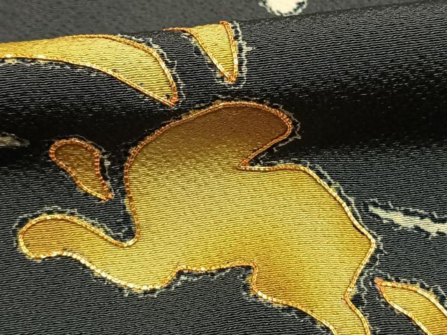 平和屋着物○ファッションデザイナー 花井幸子 訪問着 駒刺繍 兎