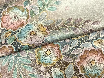 平和屋着物●訪問着　辻が花　暈し染め　金彩　正絹　逸品　AABE5804fy