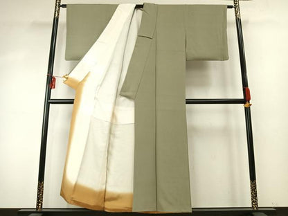 平和屋着物●江戸小紋　鮫小紋柄　正絹　逸品　AABE5808fy