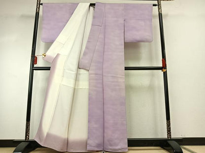 平和屋着物●虹色創家　本郷大田子　小紋　霞文　正絹　逸品　AABE5813fy