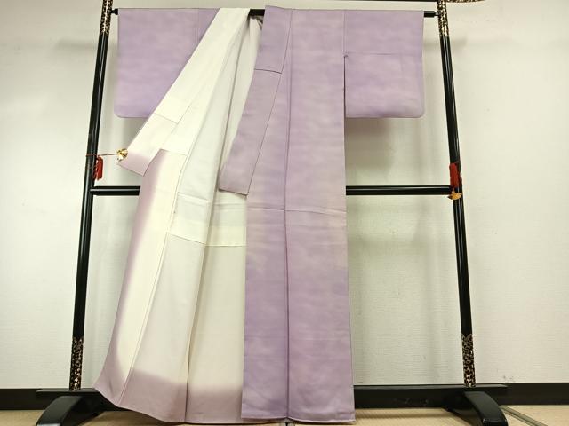 平和屋着物●虹色創家　本郷大田子　小紋　霞文　正絹　逸品　AABE5813fy