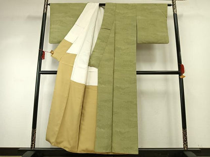 平和屋着物●江戸小紋　寄せ小紋柄　正絹　逸品　AABE5814fy
