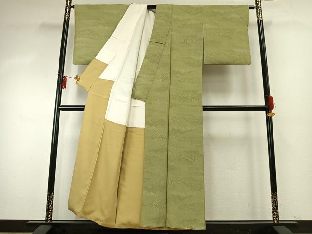 平和屋着物●江戸小紋　寄せ小紋柄　正絹　逸品　AABE5814fy