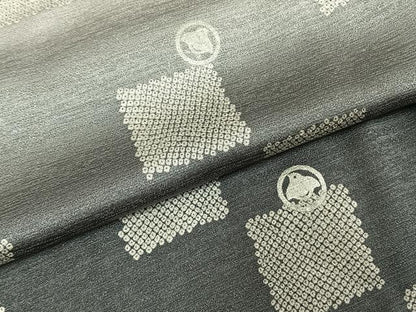 平和屋着物●訪問着　市松千鳥文　暈し染め　正絹　逸品　AABE5818fy